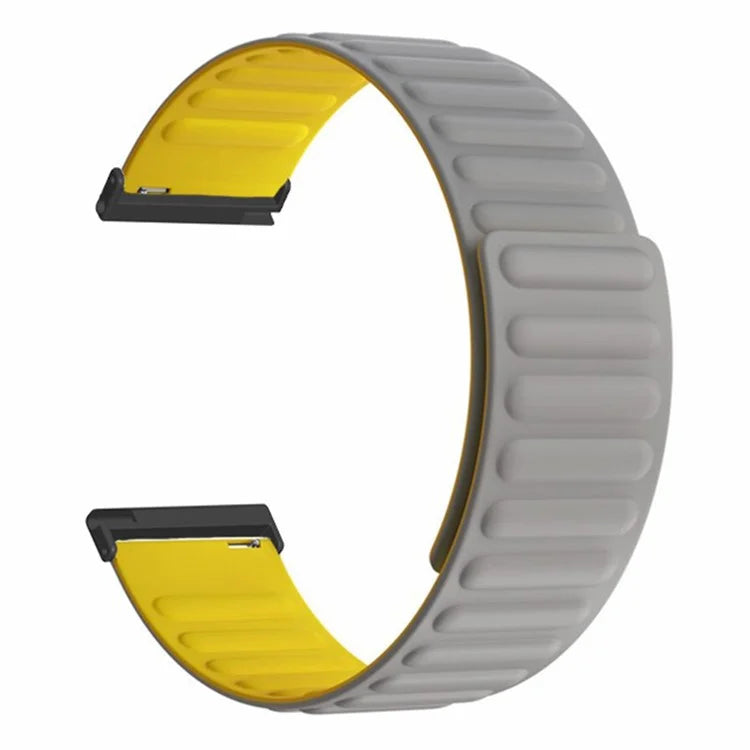 For Suunto Spartan Sport Wrist HR Baro / Suunto 7 Magnetic Band 24mm Silicone Watch Strap