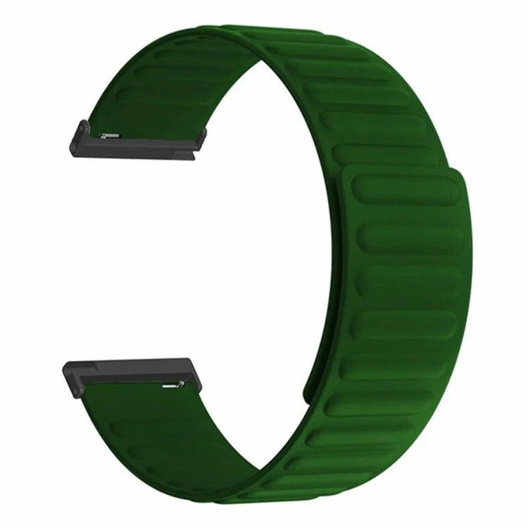 For Suunto Spartan Sport Wrist HR Baro / Suunto 7 Magnetic Band 24mm Silicone Watch Strap