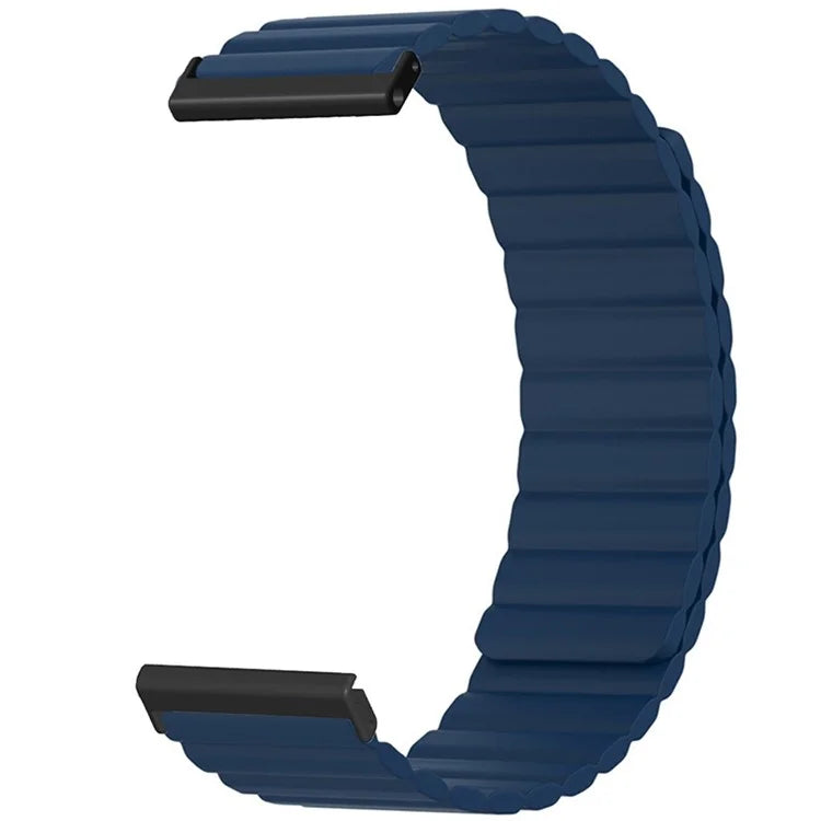 For Suunto Spartan Sport Wrist HR Baro / Suunto 7 Magnetic Band 24mm Silicone Watch Strap