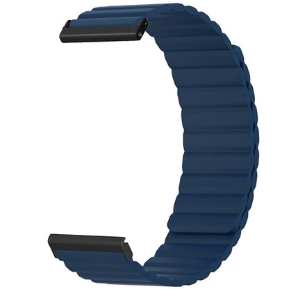 For Suunto Spartan Sport Wrist HR Baro / Suunto 7 Magnetic Band 24mm Silicone Watch Strap