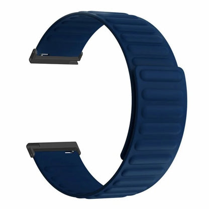 For Suunto Spartan Sport Wrist HR Baro / Suunto 7 Magnetic Band 24mm Silicone Watch Strap
