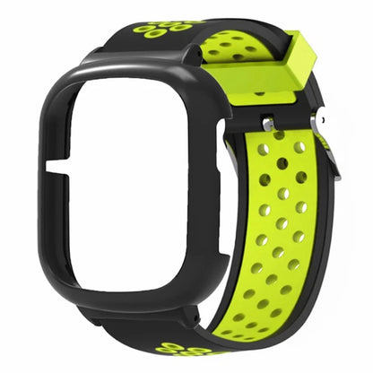 For Honor Watch 4 Adjustable Strap Dual Color Silicone Band with Watch Case