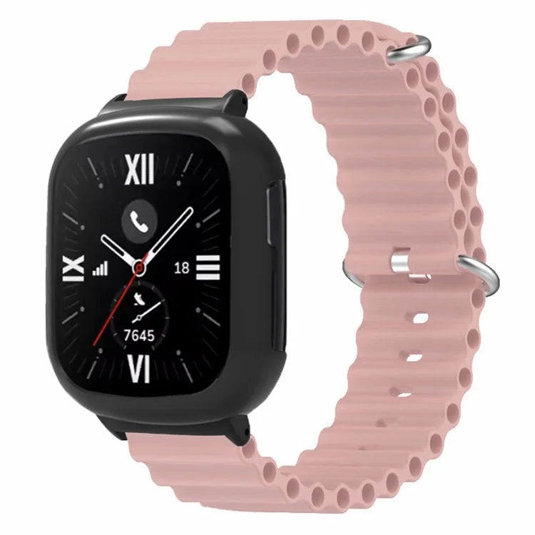 For Honor Watch 4 Wrist Strap Replacement Silicone Band with Watch Case