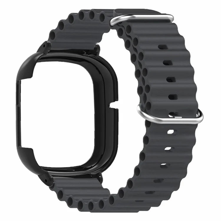 For Honor Watch 4 Wrist Strap Replacement Silicone Band with Watch Case