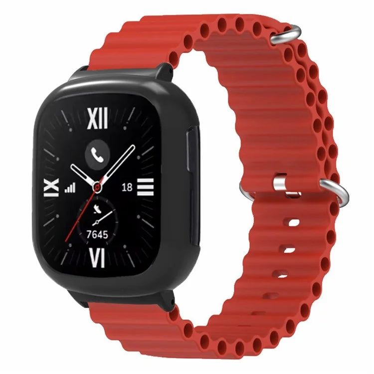For Honor Watch 4 Wrist Strap Replacement Silicone Band with Watch Case