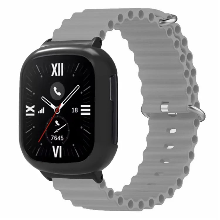 For Honor Watch 4 Wrist Strap Replacement Silicone Band with Watch Case