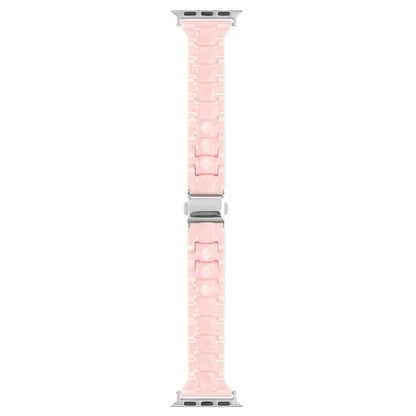 For Apple Watch Series 9 8 7 41mm / 6 5 4 SE (2023) SE (2022) SE 40mm / 3 2 1 38mm Resin Bands 3-Bead Watch Strap