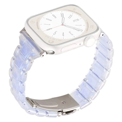 For Apple Watch Series 9 8 7 41mm / 6 5 4 SE (2023) SE (2022) SE 40mm / 3 2 1 38mm Resin Bands 3-Bead Watch Strap