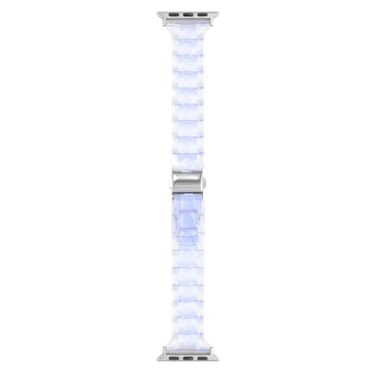 For Apple Watch Series 9 8 7 41mm / 6 5 4 SE (2023) SE (2022) SE 40mm / 3 2 1 38mm Resin Bands 3-Bead Watch Strap