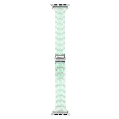 For Apple Watch Series 9 8 7 41mm / 6 5 4 SE (2023) SE (2022) SE 40mm / 3 2 1 38mm Resin Bands 3-Bead Watch Strap