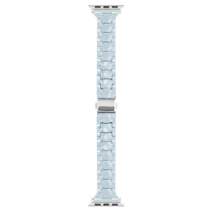 For Apple Watch Series 9 8 7 41mm / 6 5 4 SE (2023) SE (2022) SE 40mm / 3 2 1 38mm Resin Bands 3-Bead Watch Strap