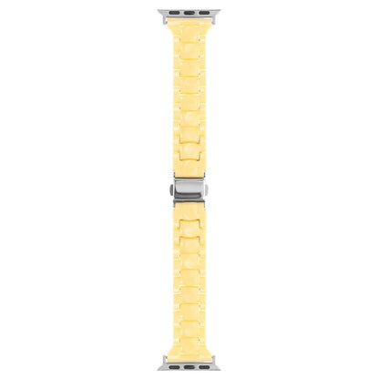 For Apple Watch Series 9 8 7 41mm / 6 5 4 SE (2023) SE (2022) SE 40mm / 3 2 1 38mm Resin Bands 3-Bead Watch Strap