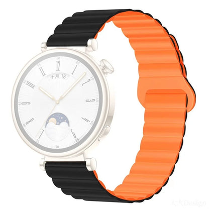 For Garmin Forerunner 265S / 255S / Venu 2S Silicone Watch Band 18mm Magnetic Wrist Strap