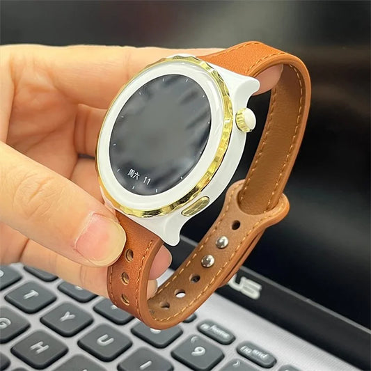 22mm Universal Replacement Wrist Band Soft Leather Watch Strap