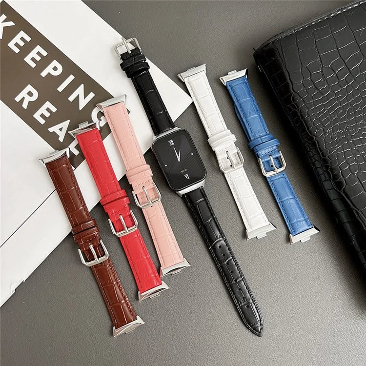 For Xiaomi Smart Band 8 Pro PU Leather Wristband Bracelet