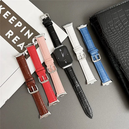 For Xiaomi Smart Band 8 Pro PU Leather Wristband Bracelet