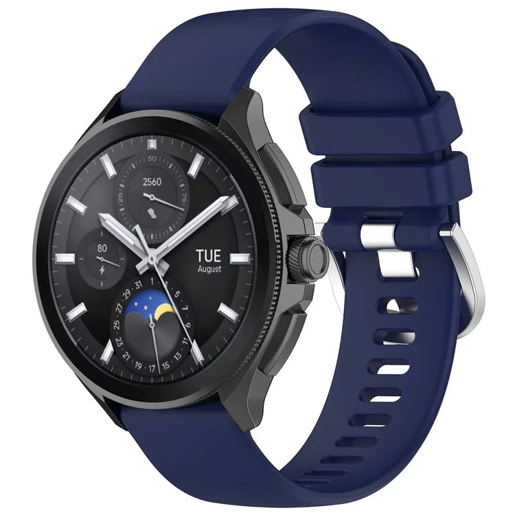 For Xiaomi Watch S3 / Huawei Watch 2 Pro / Honor Watch 4 Pro Watch Band 22mm Silicone Watch Strap