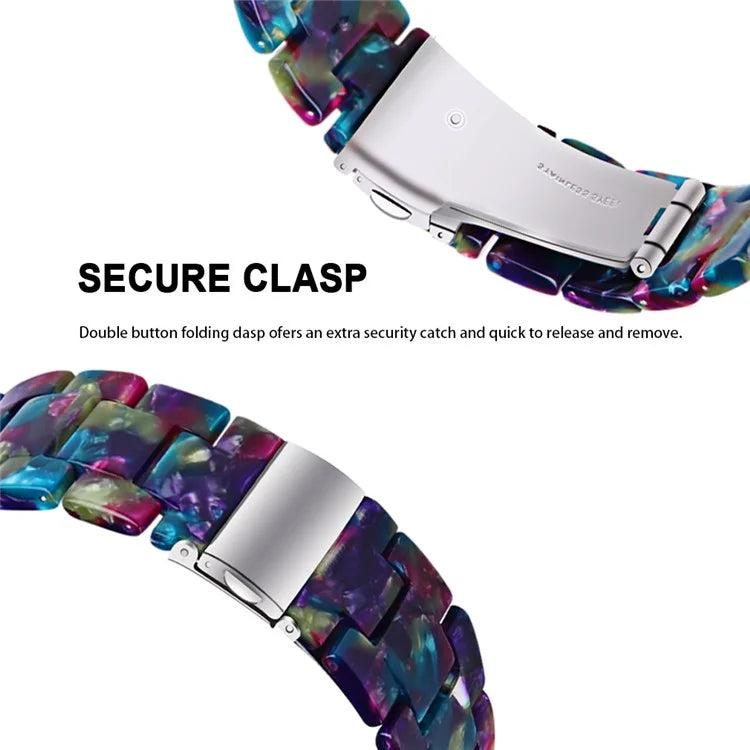For Misfit Vapor Resin Watch Strap Replacement Waterproof Watch Band / Green
