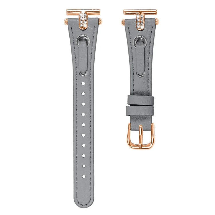 For LG Watch Sport Rose Gold Buckle Wrist Watch Band Genuine Cow Leather Strap Replacement