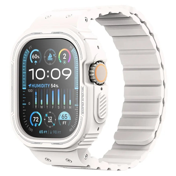 DUX DUCIS OA Series One-piece Watchband For Apple Watch Ultra  /  Ultra 2 49mm Watch Strap with Case