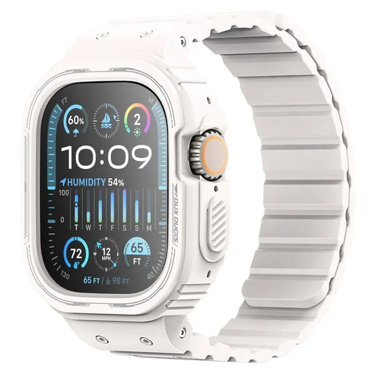 DUX DUCIS OA Series One-piece Watchband For Apple Watch Ultra  /  Ultra 2 49mm Watch Strap with Case