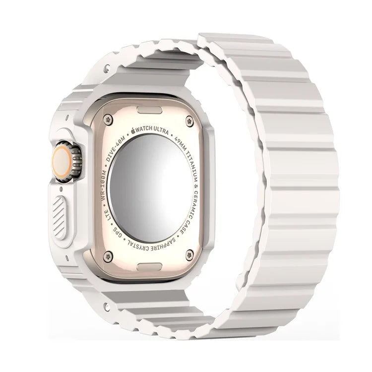 DUX DUCIS OA Series One-piece Watchband For Apple Watch Ultra  /  Ultra 2 49mm Watch Strap with Case