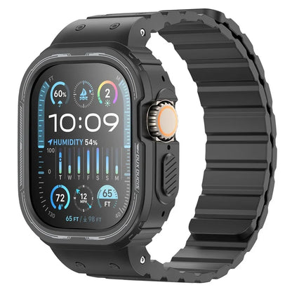 DUX DUCIS OA Series One-piece Watchband For Apple Watch Ultra  /  Ultra 2 49mm Watch Strap with Case