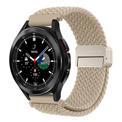 DUX DUCIS Mixture Pro Series Nylon Woven Strap for Samsung Galaxy Watch6  /  Watch5  /  Huawei Watch GT3 Magnetic Buckle 20mm Watchband
