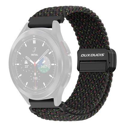 DUX DUCIS Mixture Pro Series Nylon Woven Strap for Samsung Galaxy Watch6  /  Watch5  /  Huawei Watch GT3 Magnetic Buckle 20mm Watchband