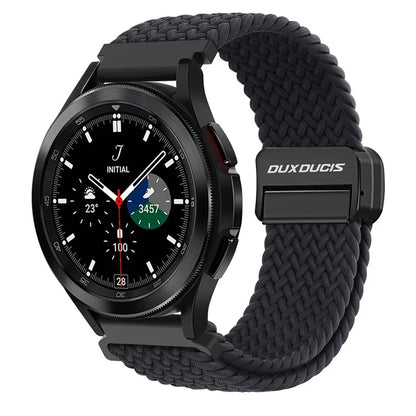 DUX DUCIS Mixture Pro Series Nylon Woven Strap for Samsung Galaxy Watch6  /  Watch5  /  Huawei Watch GT3 Magnetic Buckle 20mm Watchband