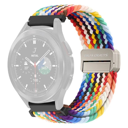 DUX DUCIS Mixture Pro Series Nylon Woven Strap for Samsung Galaxy Watch6  /  Watch5  /  Huawei Watch GT3 Magnetic Buckle 20mm Watchband