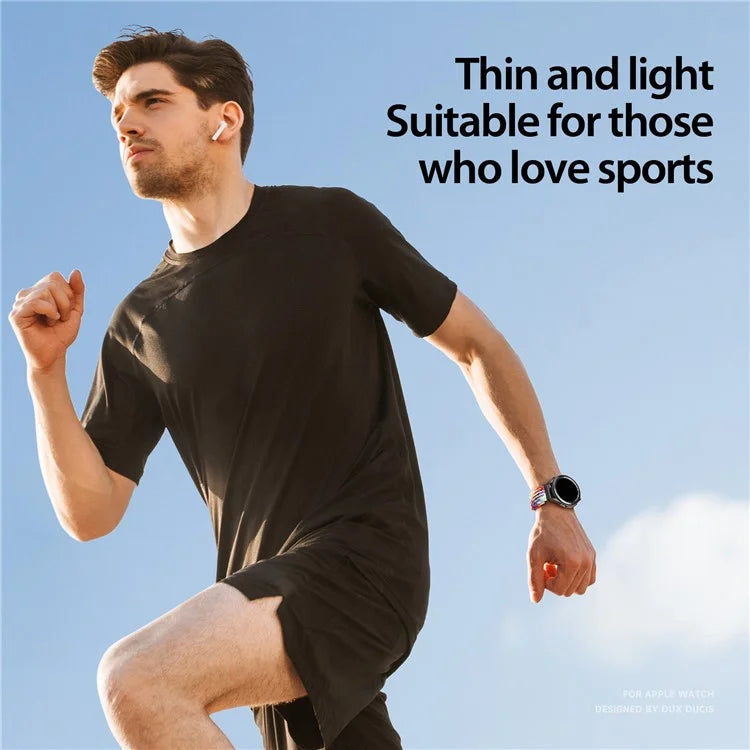 DUX DUCIS Mixture Pro Series Nylon Woven Strap for Samsung Galaxy Watch6  /  Watch5  /  Huawei Watch GT3 Magnetic Buckle 20mm Watchband