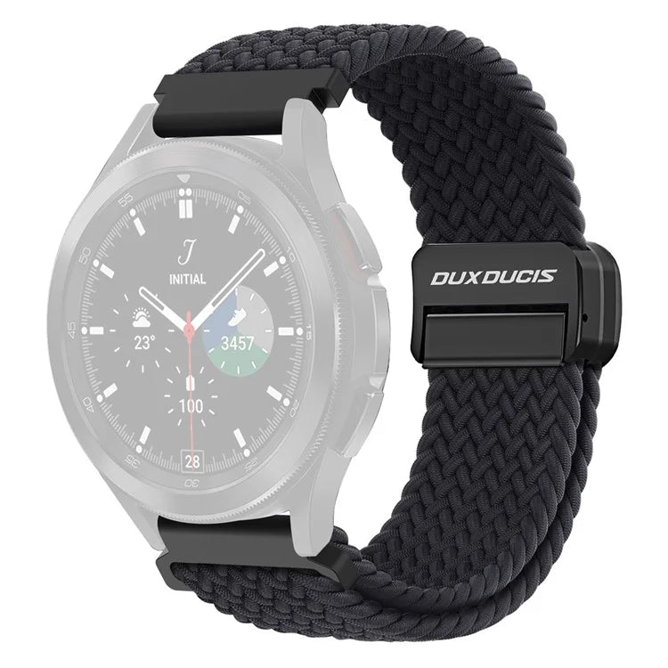 DUX DUCIS Mixture Pro Series Nylon Woven Strap for Samsung Galaxy Watch3 45mm / Huawei Watch Ultimate Magnetic Buckle 22mm Watchband