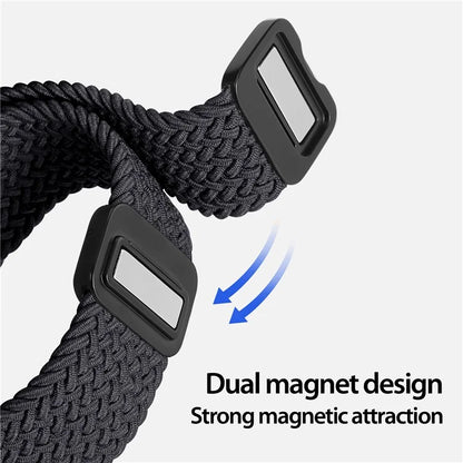 DUX DUCIS Mixture Pro Series Nylon Woven Strap for Samsung Galaxy Watch3 45mm / Huawei Watch Ultimate Magnetic Buckle 22mm Watchband
