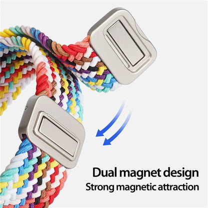 DUX DUCIS Mixture Pro Series Nylon Woven Strap for Samsung Galaxy Watch3 45mm / Huawei Watch Ultimate Magnetic Buckle 22mm Watchband