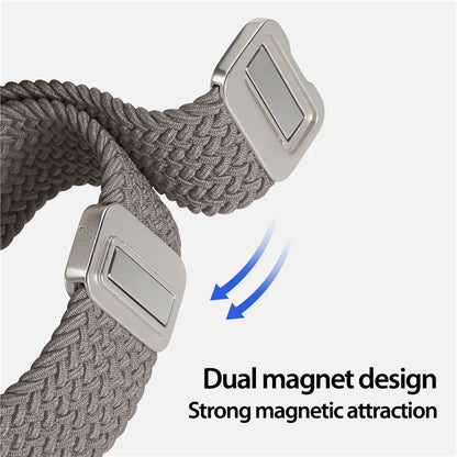 DUX DUCIS Mixture Pro Series Nylon Woven Strap for Samsung Galaxy Watch3 45mm / Huawei Watch Ultimate Magnetic Buckle 22mm Watchband