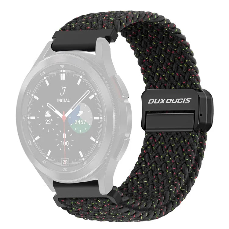 DUX DUCIS Mixture Pro Series Nylon Woven Strap for Samsung Galaxy Watch3 45mm / Huawei Watch Ultimate Magnetic Buckle 22mm Watchband