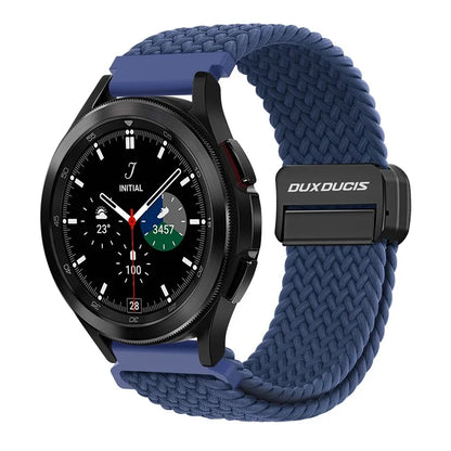 DUX DUCIS Mixture Pro Series Nylon Woven Strap for Samsung Galaxy Watch3 45mm / Huawei Watch Ultimate Magnetic Buckle 22mm Watchband