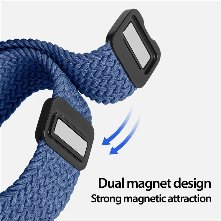 DUX DUCIS Mixture Pro Series Nylon Woven Strap for Samsung Galaxy Watch3 45mm / Huawei Watch Ultimate Magnetic Buckle 22mm Watchband