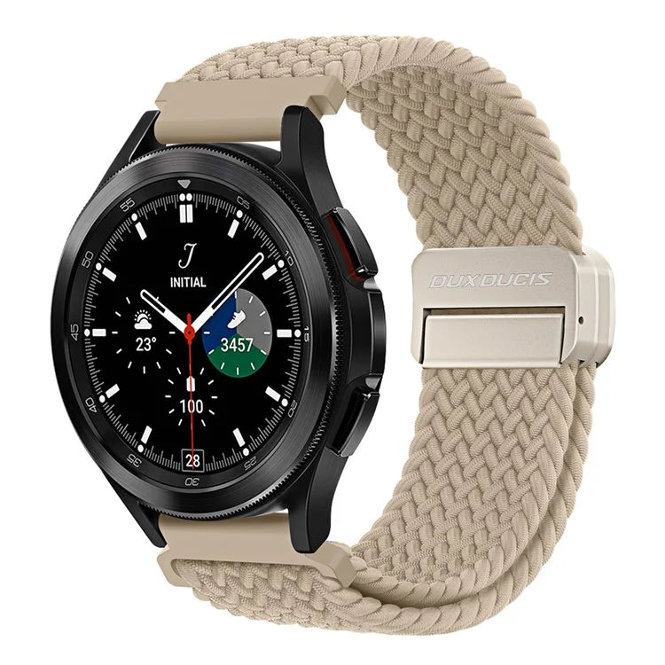 DUX DUCIS Mixture Pro Series Nylon Woven Strap for Samsung Galaxy Watch3 45mm / Huawei Watch Ultimate Magnetic Buckle 22mm Watchband