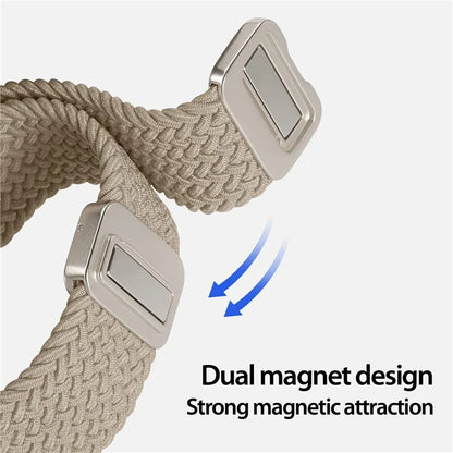 DUX DUCIS Mixture Pro Series Nylon Woven Strap for Samsung Galaxy Watch3 45mm / Huawei Watch Ultimate Magnetic Buckle 22mm Watchband