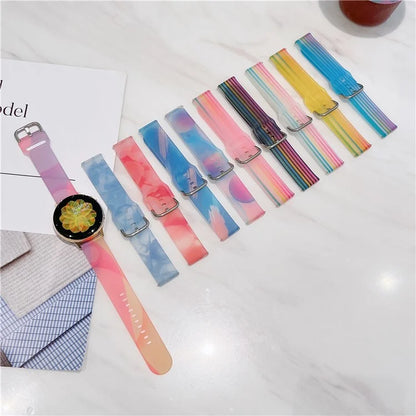 For Samsung Galaxy Watch6 / Garmin Venu Sq 2 Watch Band 20mm Matte Silicone Strap