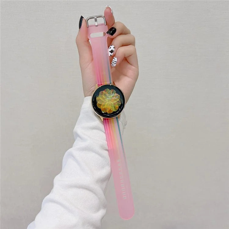 For Samsung Galaxy Watch6 / Garmin Venu Sq 2 Watch Band 20mm Matte Silicone Strap