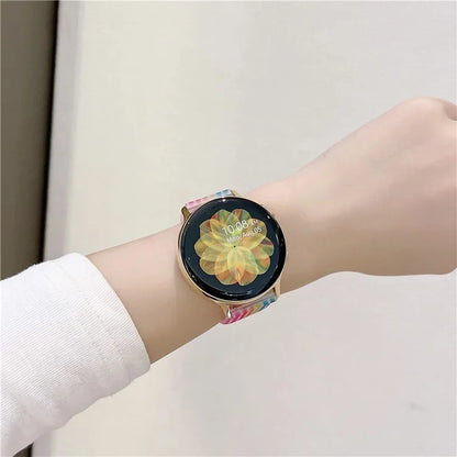 For Samsung Galaxy Watch6 / Garmin Venu Sq 2 Watch Band 20mm Matte Silicone Strap