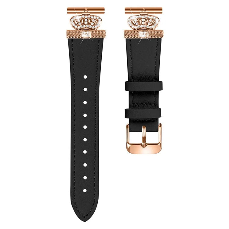 For Garmin Forerunner 645 / 645 Music Watch Band with Rose Gold Buckle Stylish Replace Strap