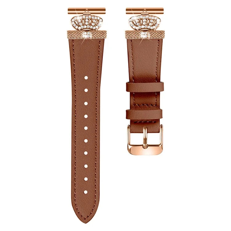 For Garmin Forerunner 645 / 645 Music Watch Band with Rose Gold Buckle Stylish Replace Strap