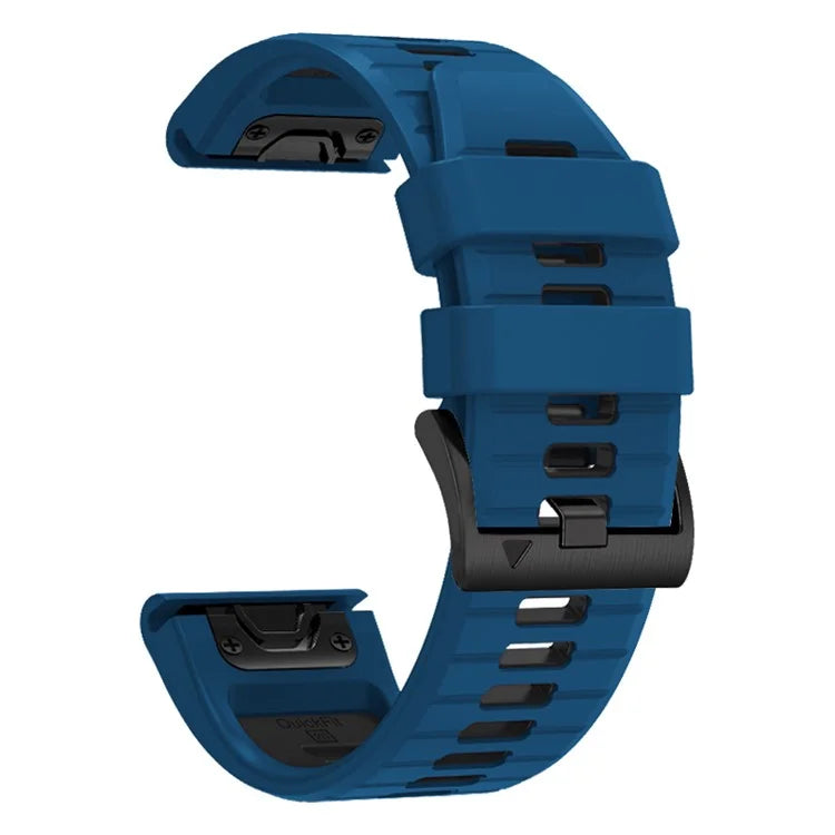 For Garmin Fenix 7 Pro / Fenix 7 Silicone Watch Bands Dual-Color Replacement Strap