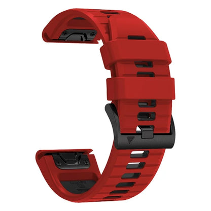 For Garmin Fenix 7 Pro / Fenix 7 Silicone Watch Bands Dual-Color Replacement Strap
