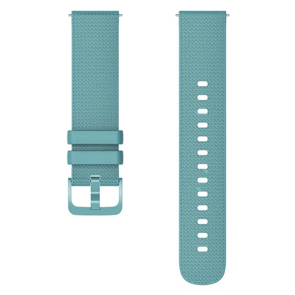 For Samsung Gear S3 / Huami Amazfit Pace Silicone Watch Band Plaid Pattern 22mm Straps