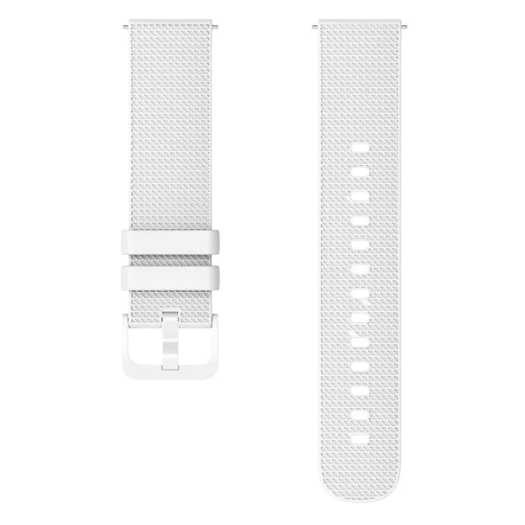 For Samsung Gear S3 / Huami Amazfit Pace Silicone Watch Band Plaid Pattern 22mm Straps